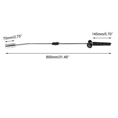 Manuelle Zündung Gas Taschenlampe 1300°C Flammtemperatur 20cm Flammellänge Ce